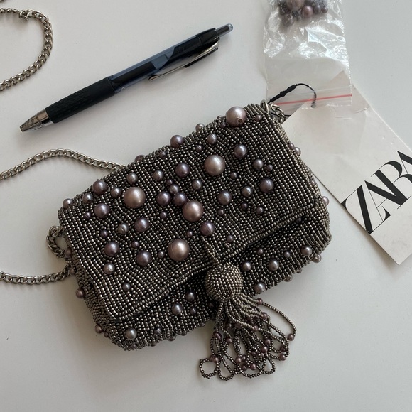 Zara Beaded Mini Clutch - Picture 6 of 6
